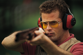 Man at the Shooting Range
